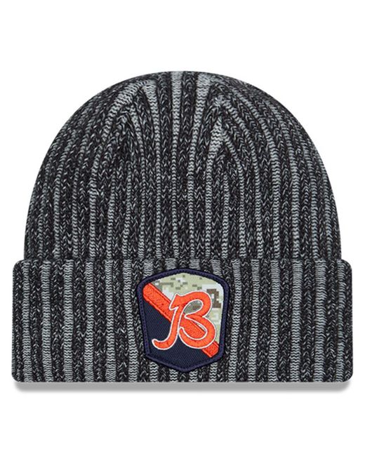 New Era Chicago Bears 2023 Salute To Service Cuffed Knit Hat
