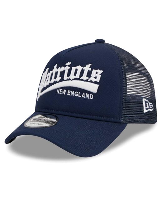 New Era New England Patriots Caliber Trucker 9FORTY Adjustable Hat