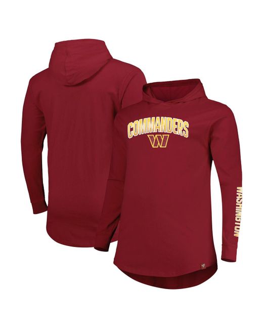Fanatics Washington Commanders Big and Tall Front Runner Pullover Hoodie