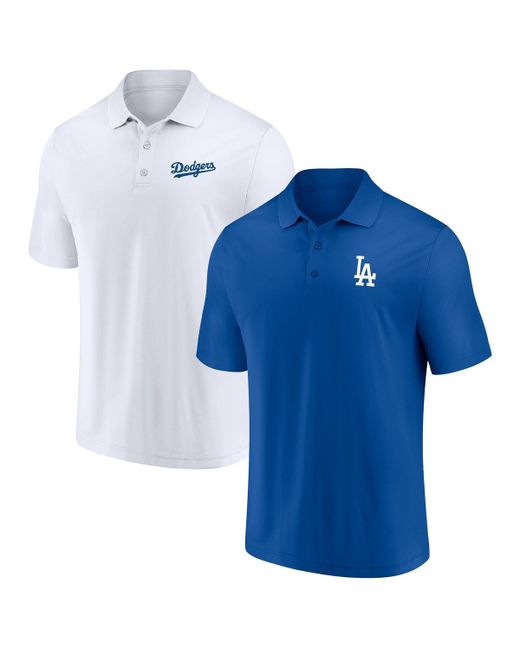 Fanatics Los Angeles Dodgers Dueling Logos Polo Shirt Combo Set