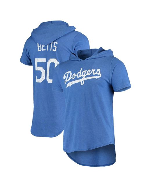 Majestic Mookie Betts Los Angeles Dodgers Softhand Player Hoodie T-shirt
