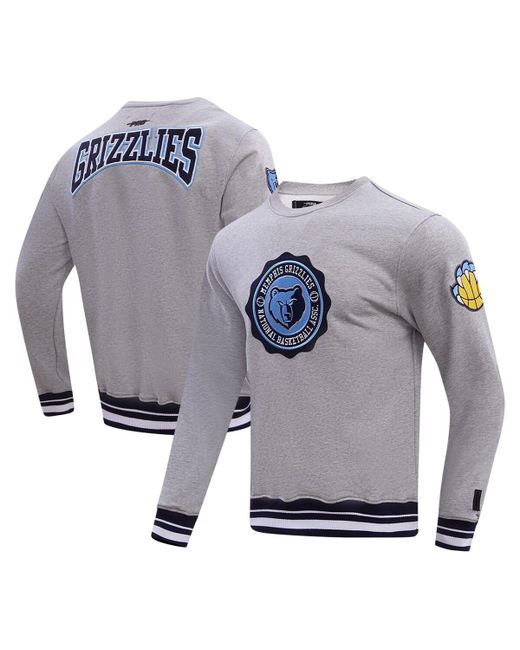Pro Standard Memphis Grizzlies Crest Emblem Pullover Sweatshirt