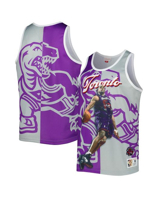 Mitchell & Ness Vince Carter and Gray Toronto Raptors Sublimated Player Tank Top