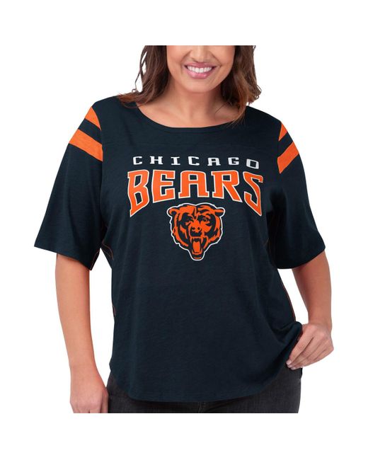 G-iii 4her By Carl Banks Chicago Bears Plus Linebacker T-shirt