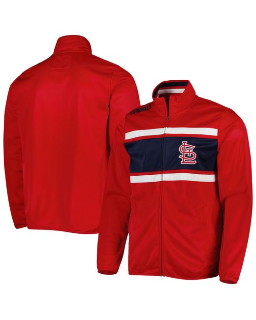G-iii Sports By Carl Banks St. Louis Cardinals Off Tackle Full-Zip Track Jacket