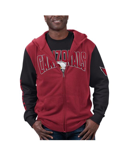 G-iii Sports By Carl Banks Arizona Cardinals T-shirt and Full-Zip Hoodie Combo Set