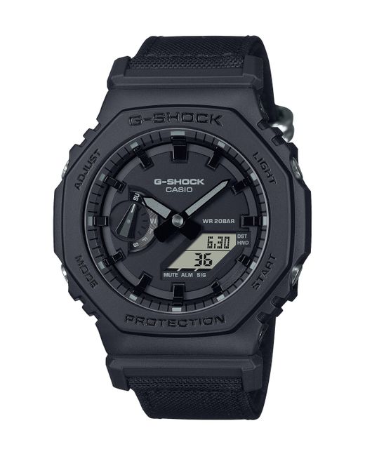 G-Shock Analog Digital Cordura and Resin Watch 45.4mm