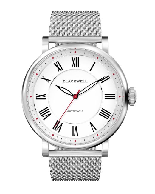 Blackwell White Dial with Tone Steel and Mesh Watch 44 mm