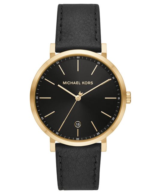 Michael Kors Irving Three-Hand Leather Watch 42mm