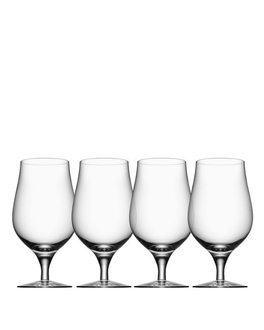 Orrefors Beer Taster Glasses Set of 4