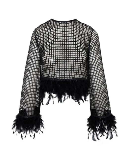 Nocturne Long Sleeve Mesh Top