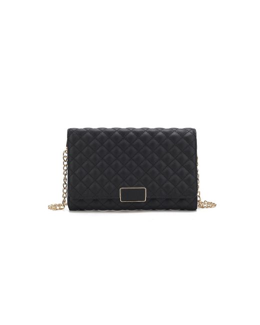 MKF Collection Gretchen Quilted Envelope Clutch Cross body by Mia K