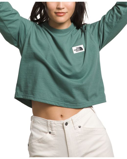 The North Face Heritage Patch Long-Sleeve Logo T-Shirt