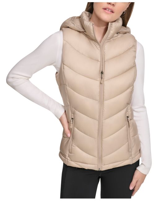 Charter Club Packable Hooded Puffer Vest Created for