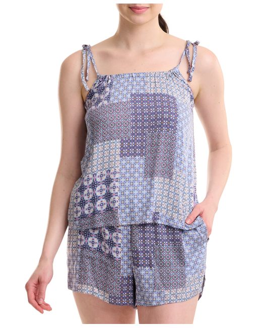 Splendid 2-Pc. Printed Cami Short Pajamas Set
