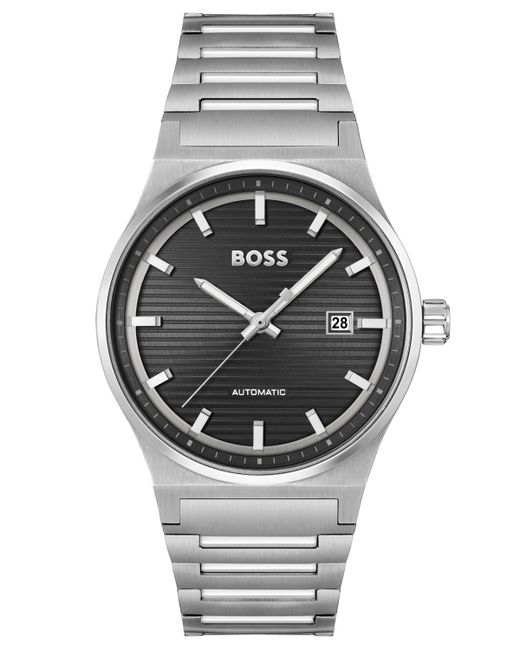Boss Candor Auto Automatic Stainless Steel Watch 41mm