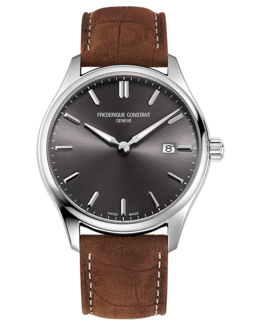 Frederique Constant Swiss Classics Leather Strap Watch 40mm