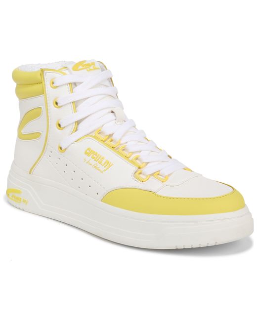 Circus NY by Sam Edelman Irving Lace-Up High-Top Sneakers Lemon Tart