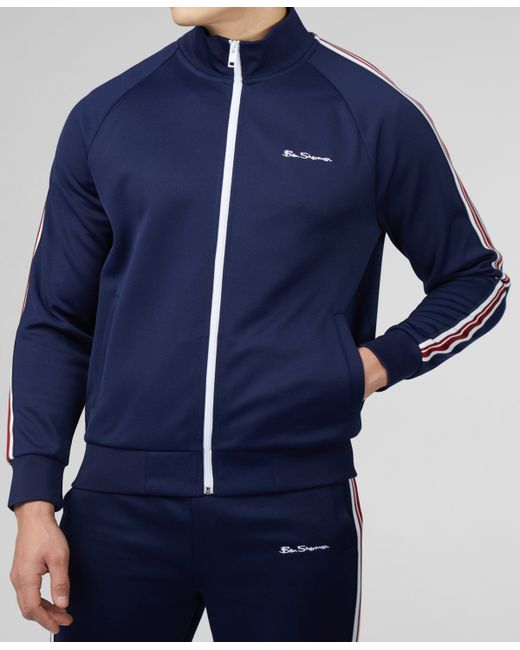 Ben Sherman Taped Tricot Track Top Jacket