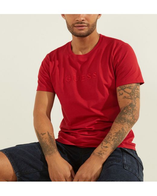 Guess Embroidered Logo T-shirt