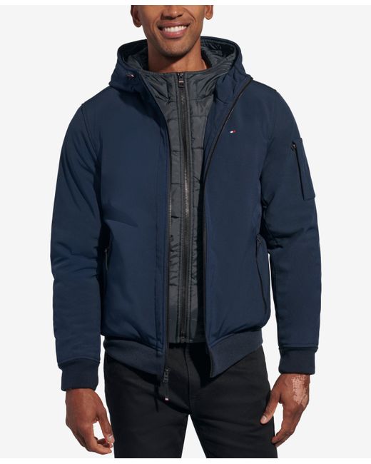 Tommy Hilfiger Hoodie Bomber Combo Jacket