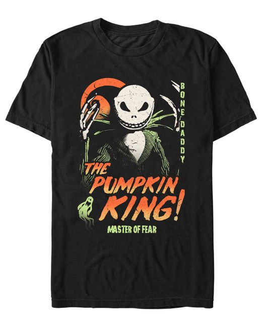 Fifth Sun Nightmare Before Christmas Pumpkin King Short Sleeves T-shirt