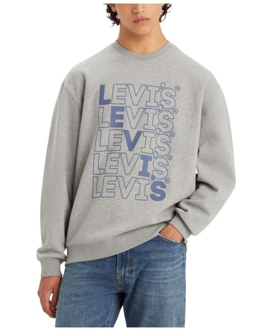 Levi's Relaxed-Fit Logo Crewneck Sweatshirt