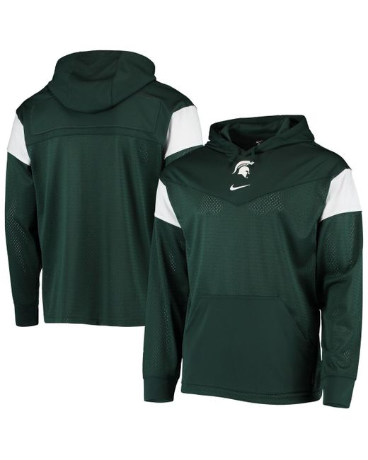 Nike Michigan State Spartans Sideline Jersey Pullover Hoodie