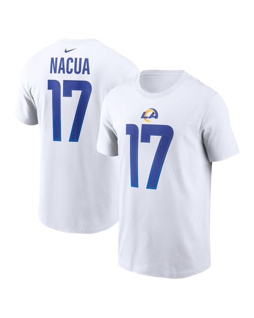 Nike Puka Nacua Los Angeles Rams Player Name and Number T-shirt