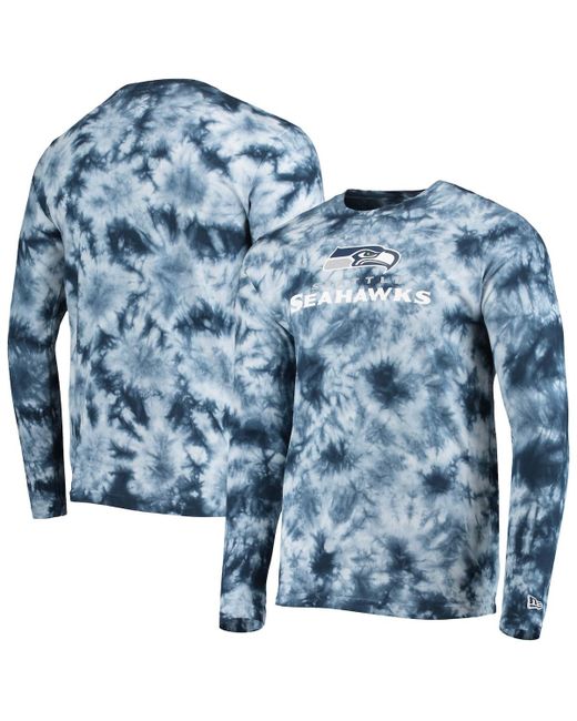 New Era College Seattle Seahawks Tie-Dye Long Sleeve T-shirt