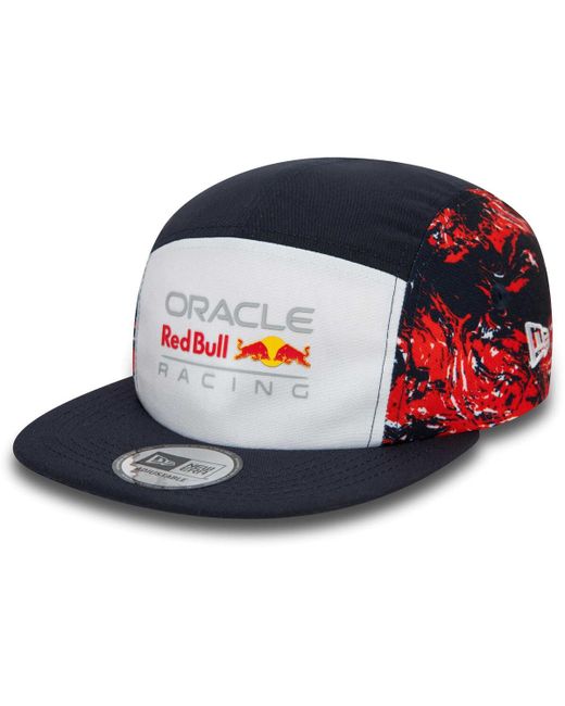 New Era Navy Red Bull Racing Camper Adjustable Hat