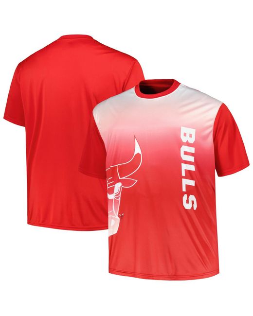 Fanatics Chicago Bulls Big and Tall Sublimated T-shirt