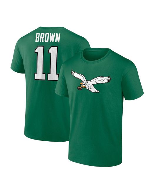 Fanatics A.j. Brown Philadelphia Eagles Player Icon Name and Number T-shirt