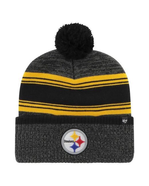 '47 Brand 47 Brand Pittsburgh Steelers Fadeout Cuffed Knit Hat with Pom