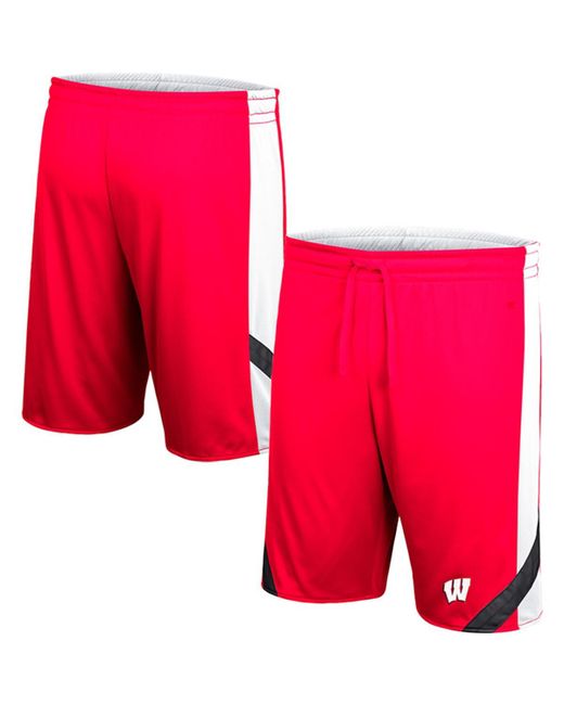 Colosseum and White Wisconsin Badgers Am I Wrong Reversible Shorts