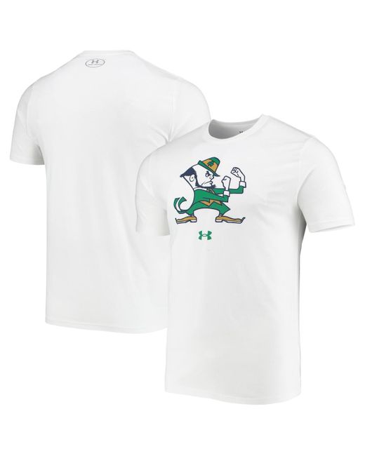 Under Armour Notre Fighting Irish Mascot Logo Performance Cotton T-shirt