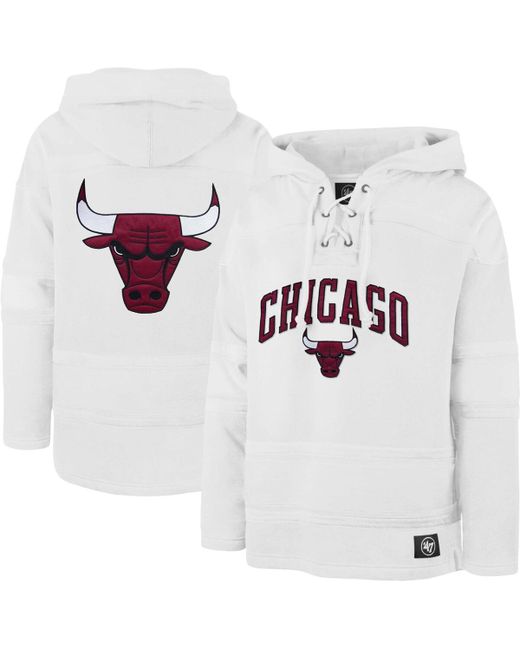 '47 Brand 47 Brand Chicago Bulls 2022/23 Pregame Mvp Lacer Pullover Hoodie City Edition