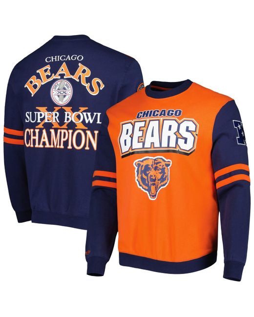 Mitchell & Ness Chicago Bears All Over 2.0 Pullover Sweatshirt