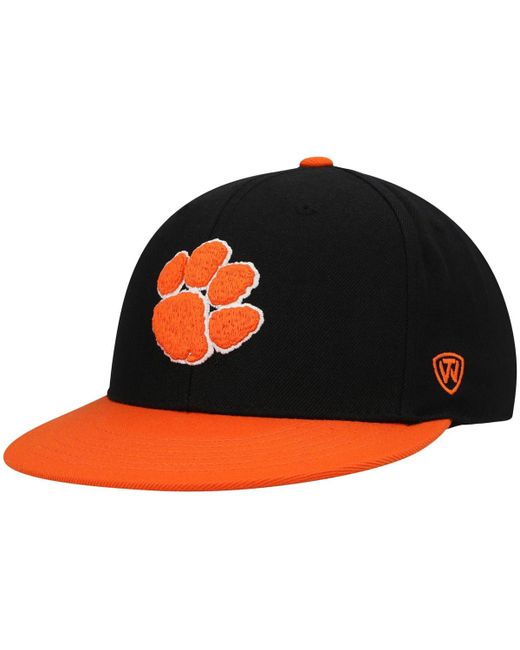 Top Of The World Orange Clemson Tigers Team Two-Tone Fitted Hat