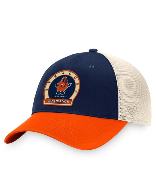 Top Of The World Syracuse Orange Refined Trucker Adjustable Hat