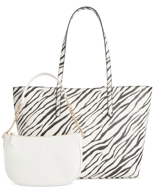 I.N.C. International Concepts Zoiey 2-1 Tote Created for vanilla