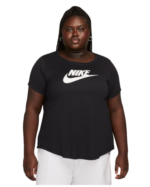 Nike Plus Active Sportswear Essentials Short-Sleeve Logo T-Shirt white