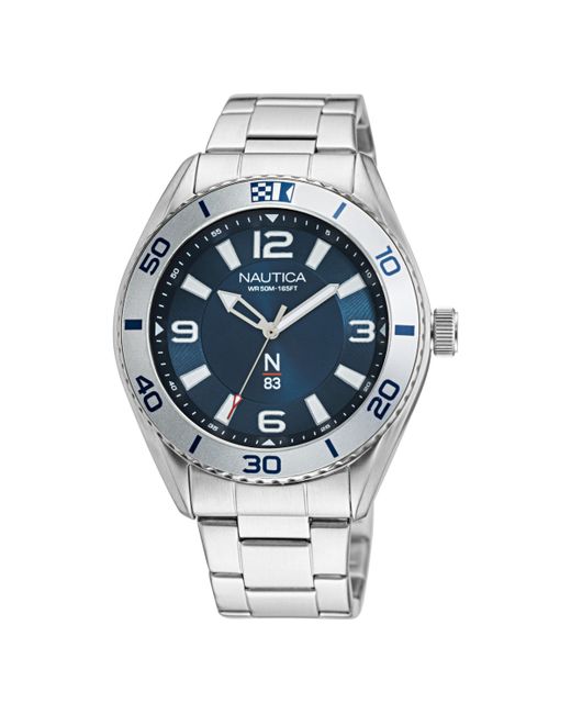 Nautica N83 Stainless Steel Bracelet Watch 44 mm