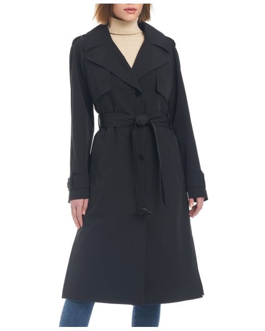 Kate Spade New York new york Maxi Belted Water-Resistant Trench Coat