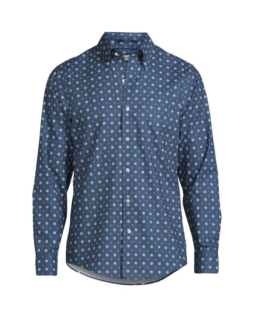 Lands' End Traditional Fit No Iron Twill Shirt