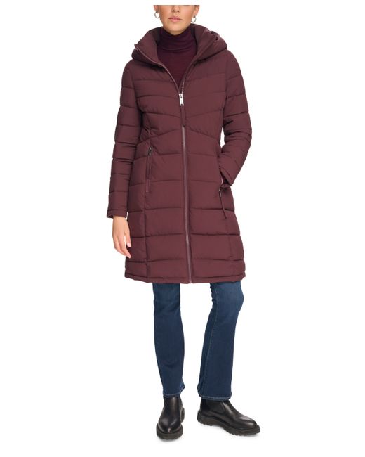 Calvin Klein Hooded Stretch Puffer Coat Created for