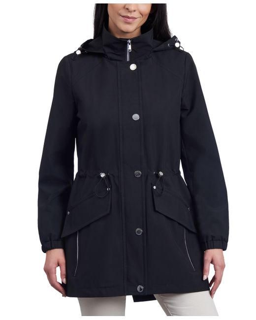 London Fog Water-Resistant Hooded Anorak Coat
