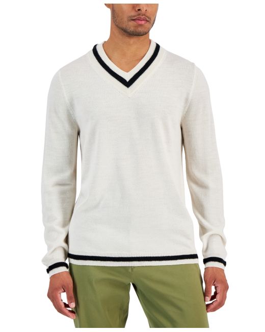 Club Room V-Neck Merino Cricket Sweater Created for