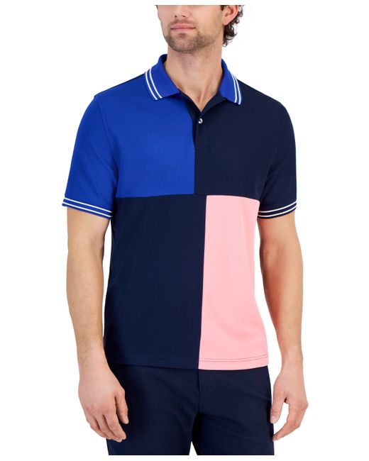 Club Room Colorblocked Sport Polo Shirt Created for Macy