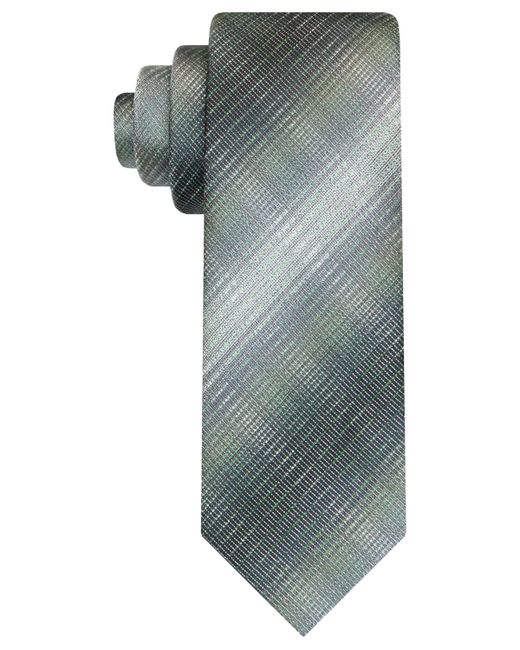 Van Heusen Classic Micro-Grid Long Tie